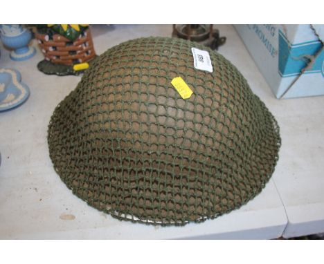 A tin helmet