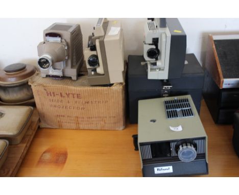 Four various projectors (all sold as collectors item)