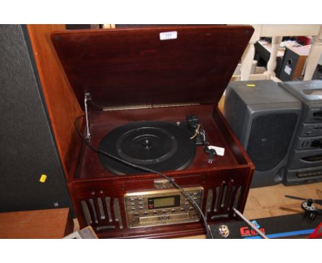 A CD and Record player