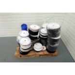 Pallet of Various Sizes of Velcro. Various Colours.