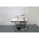 Juki DDL-8100e Lockstitch Straight Stitch Industrial Sewing Machine. Max Speed 4500 sti/min. Max Sti