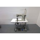 Seiko BBWP-28BL Twin Needle Post Walking Foot Sewing Machine. Max Speed 2500 sti/min. Max Stitch Len