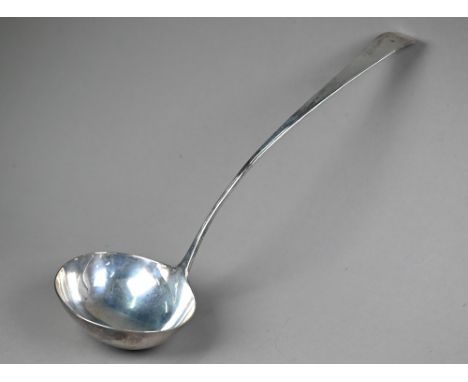 George III silver old English pattern soup ladle, George Burrows, London 1801, 4.8oz  