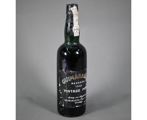 A single bottle of Fonseca Guimaraens 1965 vintage port  