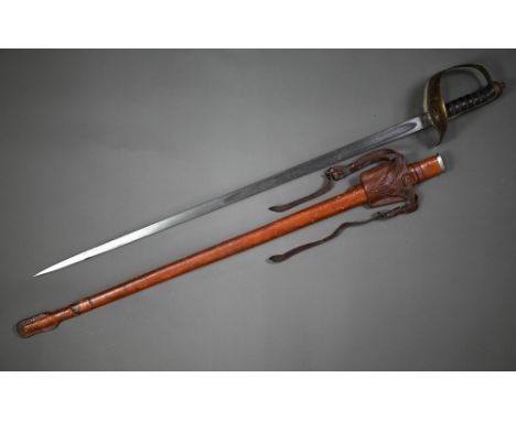 A George V Infantry officer's sword, the etched 82.5 cm blade with crowned George V cypher and engraved ACN Prance, South Wal