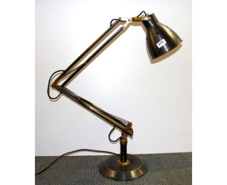 A large anglepoise lamp.