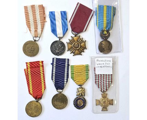 Foreign medals. Comprising a Swedish Blue Star Society Badge of Merit; Polish Second World War Victory and Freedom medal; Pol