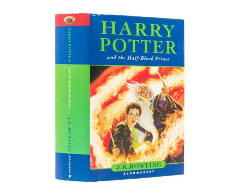 Ɵ ROWLING, J.K.  (b. 1965).  Harry Potter and the Half-Blood Prince. SIGNED. Bloomsbury, 2005.   single volume, first UK. edi