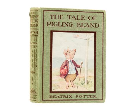 Ɵ POTTER, Beatrix.  (1866 - 1943).  The Tale of Pigling Bland. Author's Presentation copy INSCRIBED to her uncle, Fred Burton