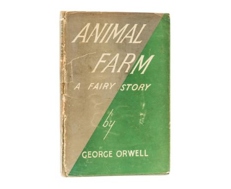 Ɵ ORWELL, George. [Eric Arthur Blair]. (1903 - 1950). Animal Farm A Fairy Story. Secker & Warburg, 1945. single volume, first