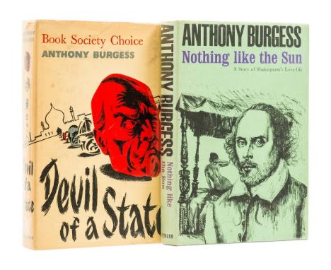 Ɵ BURGESS, Anthony.  (1917 - 1993).  Two Works: INSCRIBED and SIGNED First Editions, 1961 - 1964.   comprising:   A Devil of 