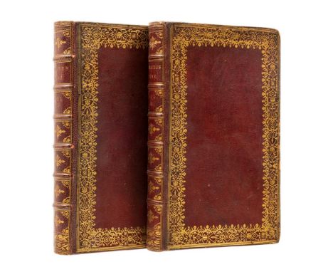 Ɵ HORACE. & PINE, John.  (1690 - 1756).  Quinti Horatii Flacci Opera. London: John Pine, 1733-37.  two volumes, first edition