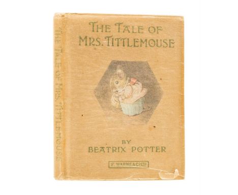 Ɵ POTTER, Beatrix.  (1866 - 1943).  The Tale of Mrs. Tittlemouse. Frederick Warne & Co., Ltd. n.d. (1910 but later).   single