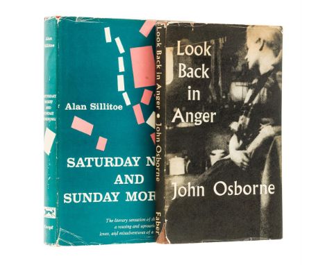 Ɵ OSBORNE, John. (1929 - 1994).   Look Back in Anger. A Play in Three Acts. 1957.   first trade edition, 8vo, (209 x 130mm), 