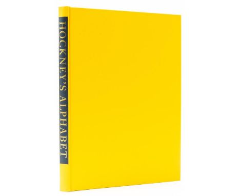 Ɵ SPENDER, Stephen. (1909 - 1995). HOCKNEY, David. (b.1937). Hockney's Alphabet. Special Edition, SIGNED. Faber and Faber, fo