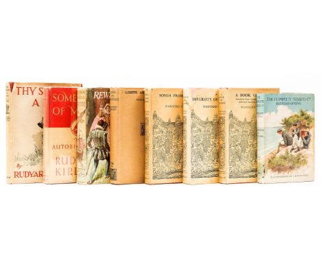 Ɵ KIPLING, Rudyard.  (1865 - 1936).  Eight Works: mostly First Editions. 1917-1960.   comprising:   A Diversity of Creatures,