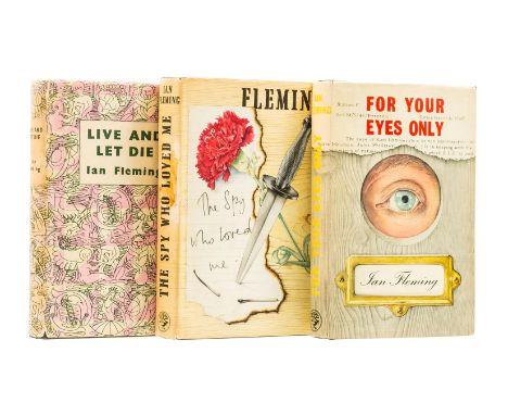 Ɵ FLEMING, Ian.  (1908 - 1964).  Three Works: First Editions. 1956-1963.   comprising:  Live and Let Die. The Reprint Society