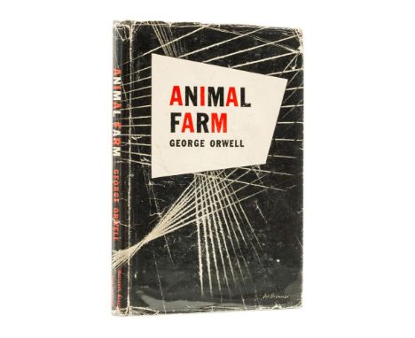 Ɵ ORWELL, George. [Eric Arthur Blair].  (1903 - 1950).  Animal Farm. Harcourt, Brace and Company, 1946.    single volume, fir