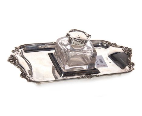 EDWARDIAN SILVER DESK SET, JOSIAH WILLIAMS & CO (GEORGE MAUDSLEY JACKSON & DAVID LANDSBOROUGH FULLERTON) LONDON 1907 the oblo