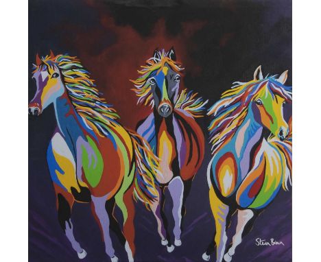 * STEVEN BROWN,THE WILD MCCUDDY'Sgiclee print on canvasimage size 100cm x 100cmUnframed. 