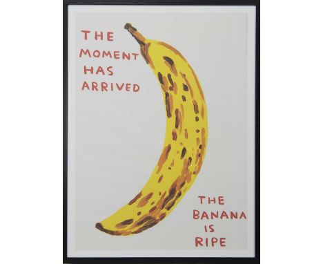 * DAVID SHRIGLEY OBE (SCOTTISH b. 1968),THE MOMENT HAS ARRIVEDlithograph on 200g Munken Lynx paperimage size 74cm x 54cm, ove