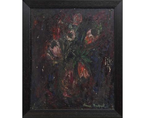 * ANNE REDPATH OBE RSA ARA (SCOTTISH 1895 - 1965),FLORAL STILL LIFEoil on board, signedimage size 60cm x 50cm, overall size 7
