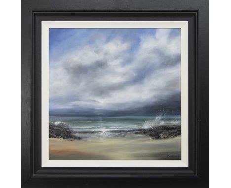 * DARREN SCOTT,CALM LIGHToil on panel, signed, titled and dated 2021 versoimage size 60cm x 60cm, overall size 84cm x 84cm Fr