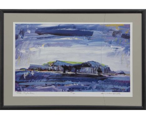 * HAMISH MACDONALD DA PAI (SCOTTISH 1935 - 2008),STAFFA, FINGAL'S CAVElimited edition print, signed and numbered 531/800image