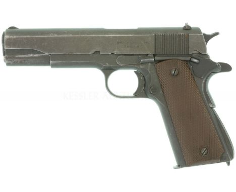  Parkerisierte Ganzstahlwaffe mit SA-Abzug. Diese Pistole wurde 1945 hergestellt und an das Springfield Arsenal geliefert. St
