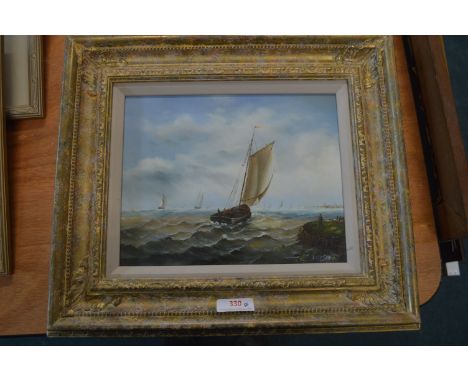 Oil on Board Seascape by Willis 