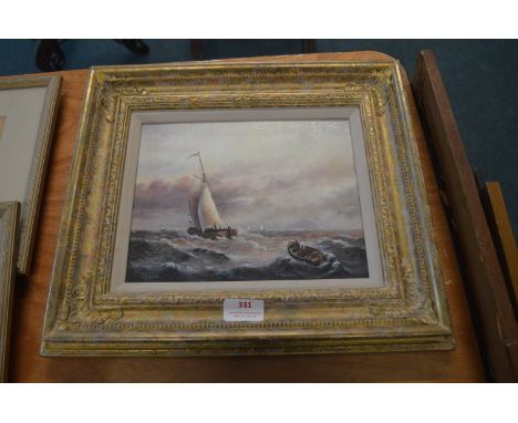 Oil on Board Seascape by Willis 