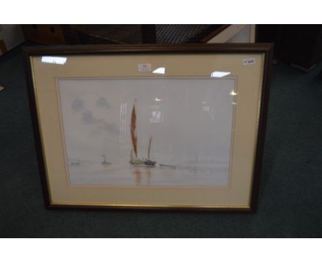 Tom Harwood Watercolour Seascape 
