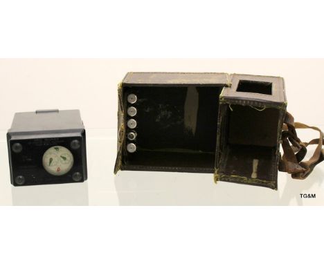 A SkyMaster Ghost Pigeon clock and racing clock in case etc