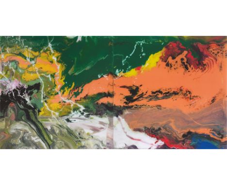 (See English version below)Gerhard Richter (Dresden 1932 – lebt in Köln). „Flow (P15)“. 2016Digitaler Farbfotoabzug auf Diase