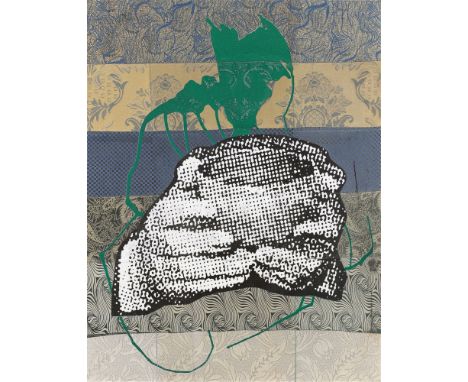 (See English version below)Sigmar Polke (Oels 1941 – 2010 Köln). „S.H. – oder wann zählen die Punkte“. 2002Farbserigrafie und