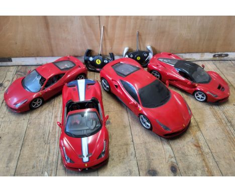 An XQ X-street 1/12 scale Radio Control Ferrari 488 GTB, boxed;&nbsp;a Rastar Radio Control 1/14 Scale Ferrari 458 Speciale A