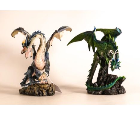 Clifftop Keeper Dragon together with Veronese model of Terragor (2) 
