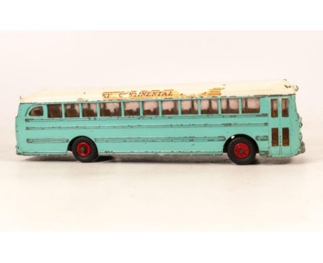 Vintage Dinky Continental Touring Coach 953 Meccano Supertoys Toy Bus 