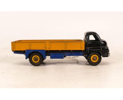 Vintage Repainted Yellow Blue &amp; Black Big Bedford Pickup truck 