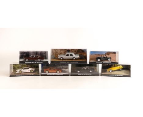A collection of Fabbri James Bond 007 Cased Model Cars from the For Your Eyes Only film(7) 