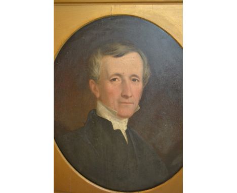 19th Century English school, oil on panel, head and shoulder portrait of a gentleman (reputedly a member of the Boger family)