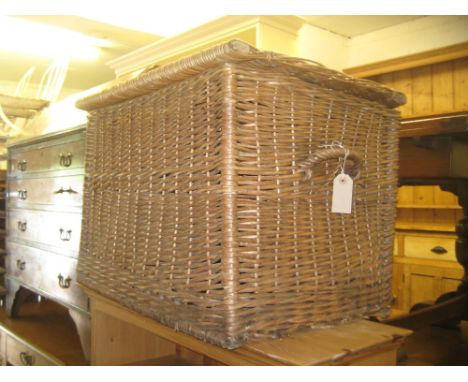 Fortnum and Mason wicker hamper together with another similar