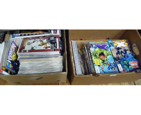 Large quantity of modern Marvel comics and others