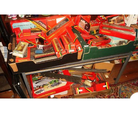 Large collection of Hornby Railways Locomotives, rolling stock, buildings and track