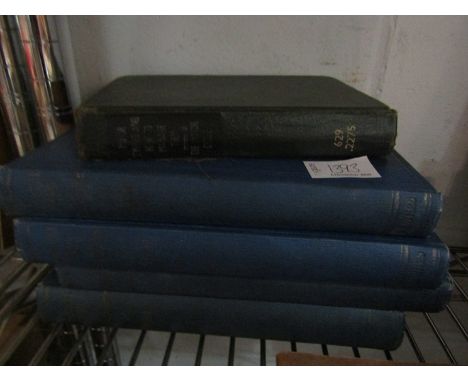Newness "Automobile Repair" editions I - IV and a copy of "Motor Cycles and how to manage them"
