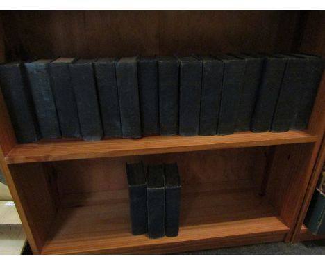 Eighteen volumes, Charles Dickens First Edition novels with picture, plates, published 1910