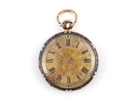 the gold coloured dial with Roman numerals, inscribed to the cuvette Losada, 105 Regent St. London, the reverse and bezel wit