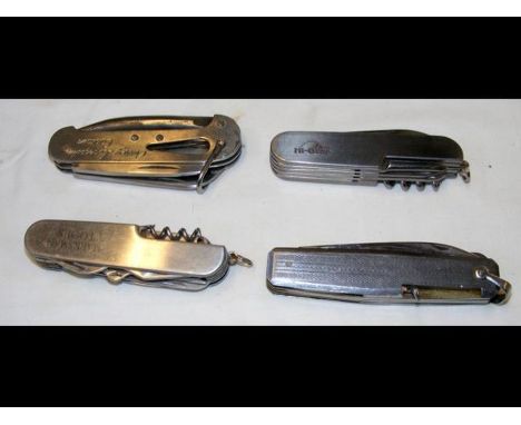 Four vintage penknives including the Currey Lockspike Captain