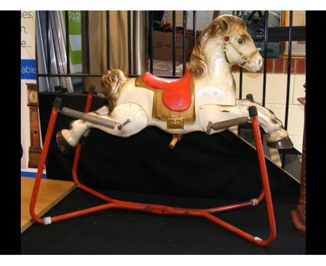 A vintage Mobo rocking horse