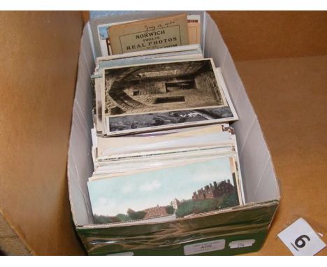 A collection of 400 vintage postcards - Scotland, Wales, Isle of Man, North of England and Midlands, etc. 